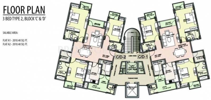 Images for Cluster Plan of Unique Harmony Apartments