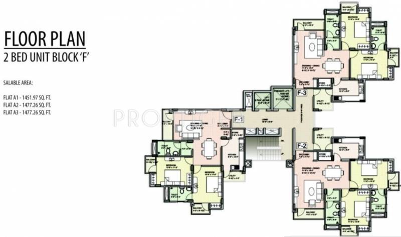 Images for Cluster Plan of Unique Harmony Apartments