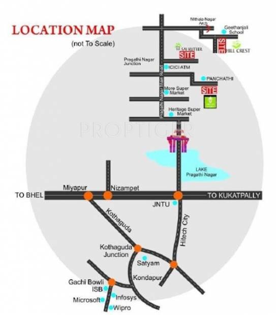 Gemini Infra Hill Crest Location Plan