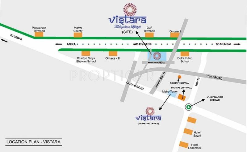 Images for Location Plan of Dhoot Vistara Emerald