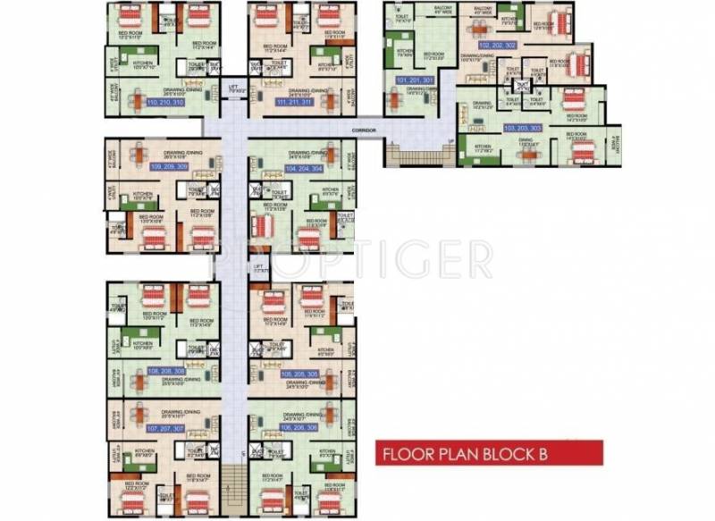  enclave Block B Cluster Plan