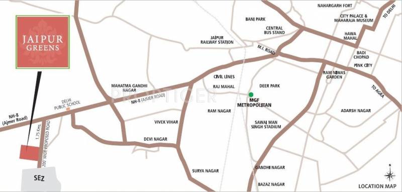  vaikunth-villa-plots-at-jaipur-greens Images for Location Plan of Emaar Jaipur Greens