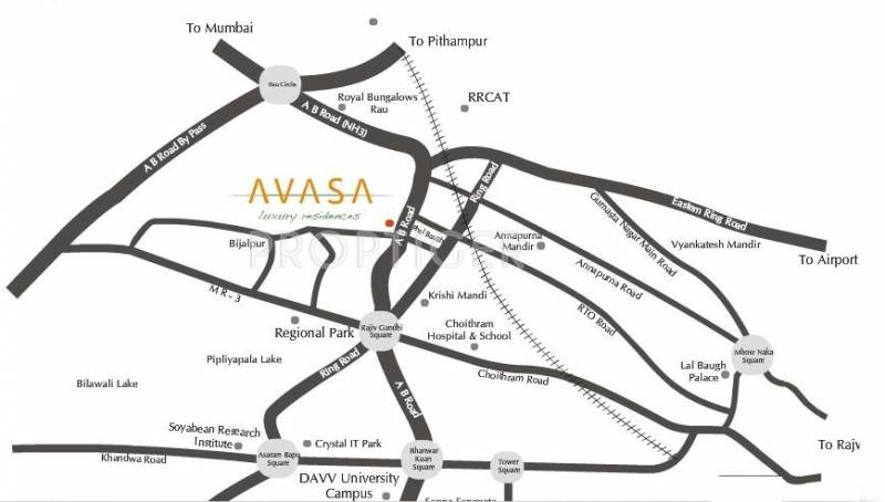  avasa Images for Location Plan of Shristi Avasa