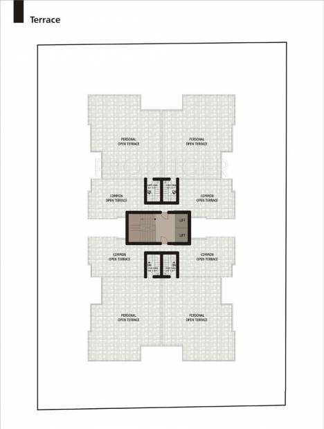  moneta Single Tower Cluster Plan