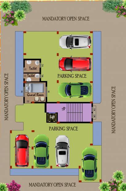  sukriti-mansion Images for Cluster Plan of Vsun Sukriti Mansion