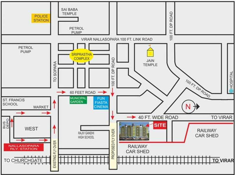 Images for Location Plan of Prithvi Group Sai Deep