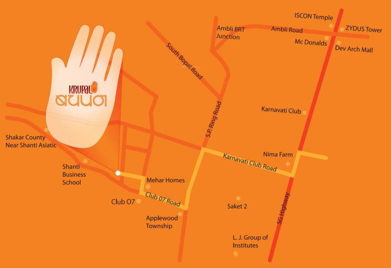  krupal-bachpan Images for Location Plan of Narayan Krupal Bachpan