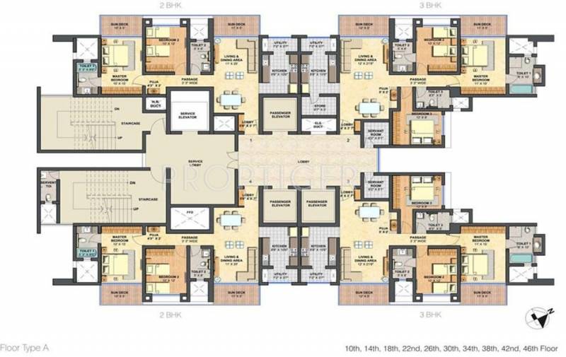  primero Images for Cluster Plan of Lodha Primero