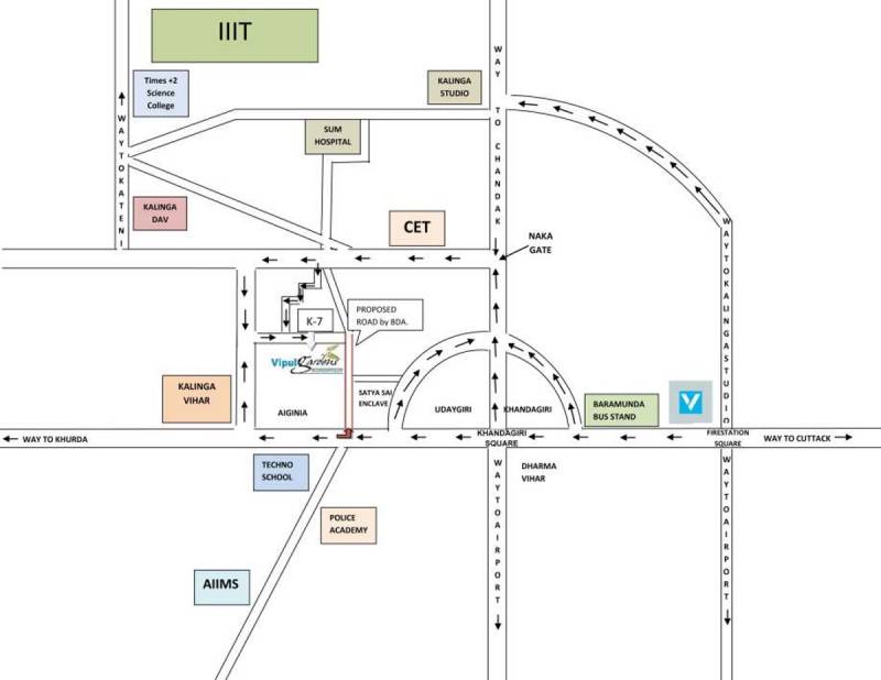  vipul-garden Images for Location Plan of DN Vipul Garden