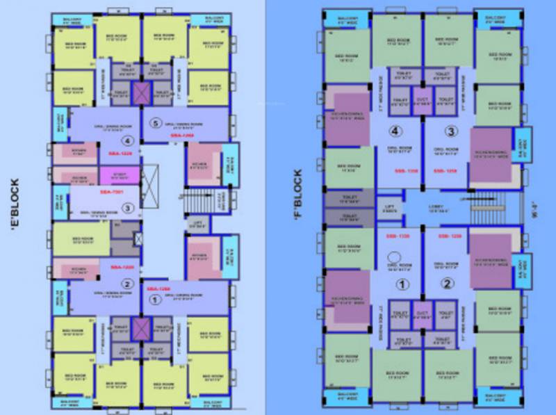 Images for Cluster Plan of Srusti Builders Elite