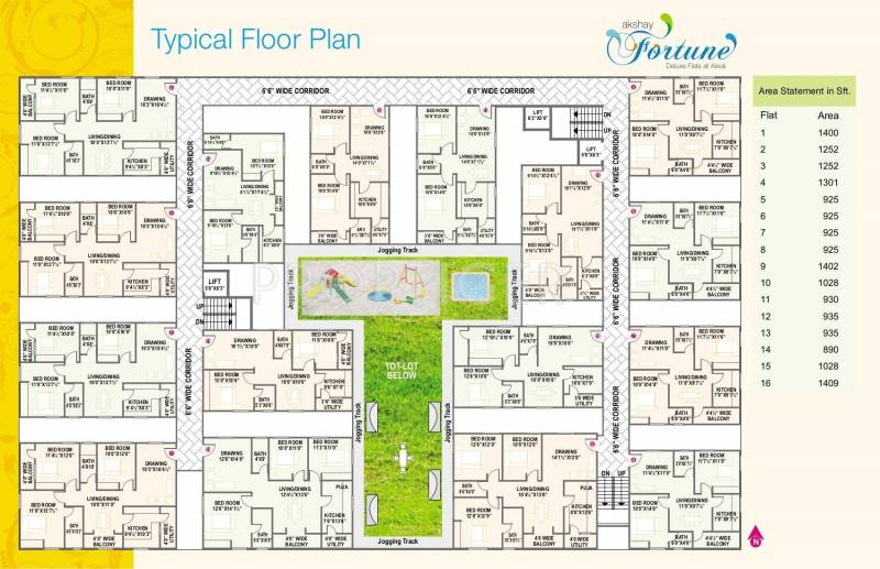 Images for Cluster Plan of Sai Akshay Constructions Fortune