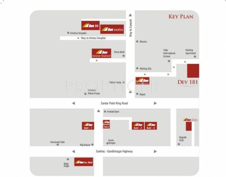  dev-181 Images for Location Plan of Dev Group India Dev 181