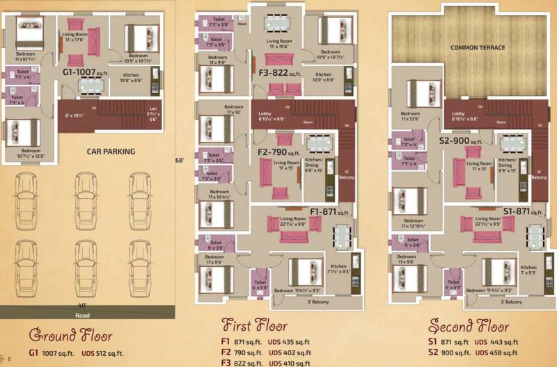 Images for Cluster Plan of KVR Builders Sree Padmavathy
