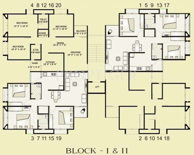  eco-green Images for Cluster Plan of Takshashila Eco Green