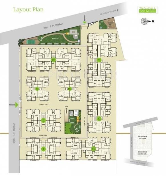  eco-green Images for Layout Plan of Takshashila Eco Green