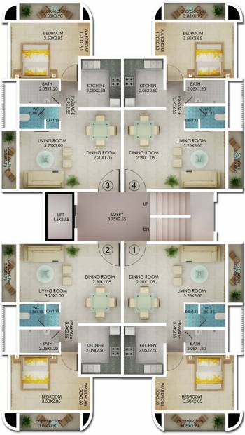 Images for Cluster Plan of Sambhav Vama