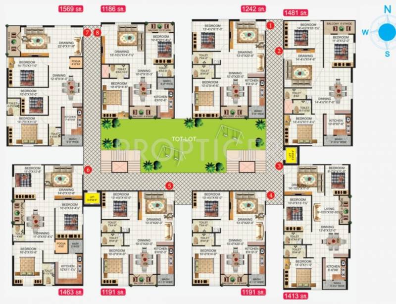 Images for Cluster Plan of Lakshmi Splendour