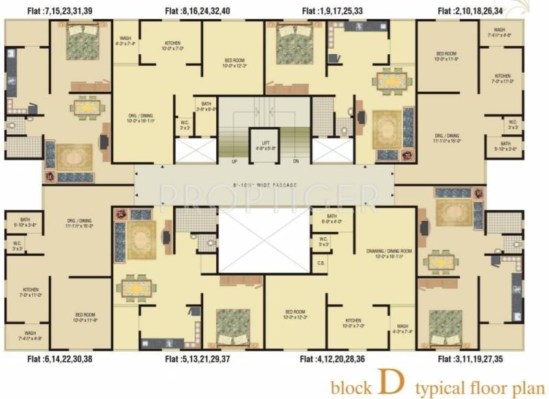 Images for Cluster Plan of Takshashila Orient