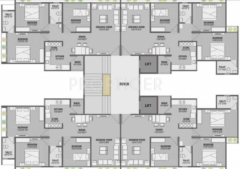 Images for Cluster Plan of Golden Swarnim Square