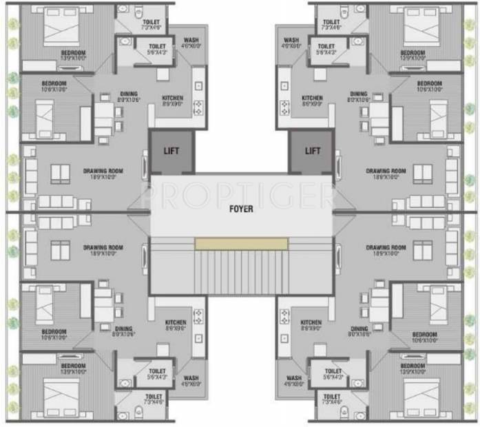 Images for Cluster Plan of Golden Swarnim Square