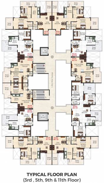  love-nest Images for Cluster Plan of  Love Nest