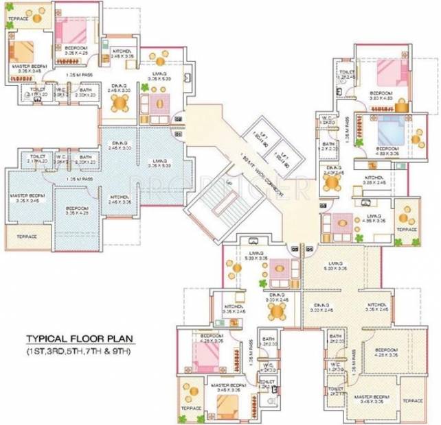  paradise Tower B2 Cluster Plan
