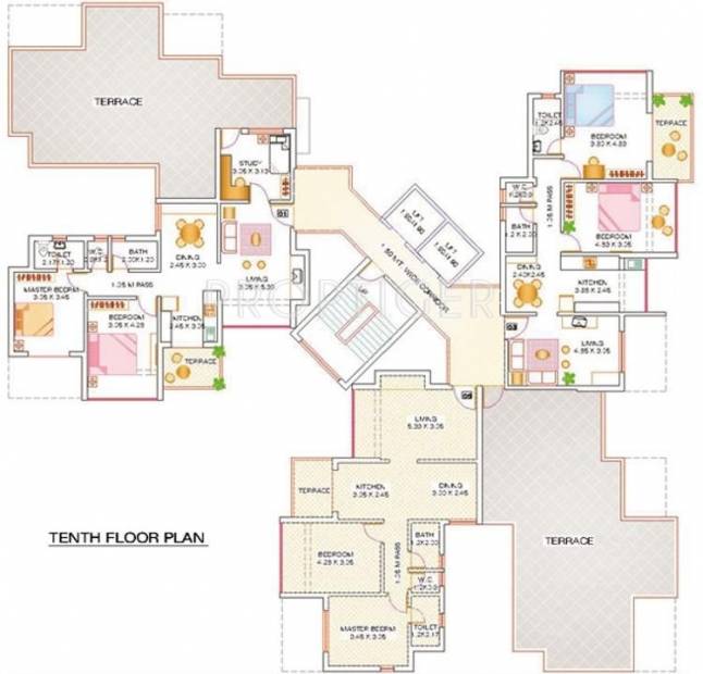  paradise Tower C2 Cluster Plan