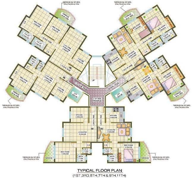  paradise Tower C2 Cluster Plan