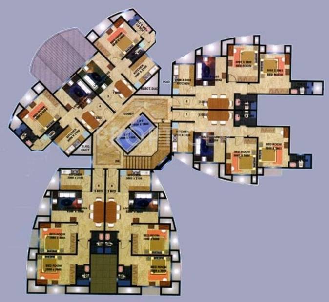 Images for Cluster Plan of Skyline Villa