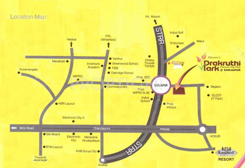  prakruthi-park Images for Location Plan of Dharani Prakruthi Park