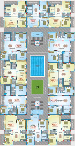 Images for Cluster Plan of Shakthi Elegant Embassy