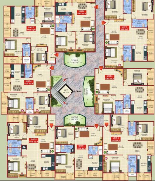 Images for Cluster Plan of Shakthi Vara Guardens