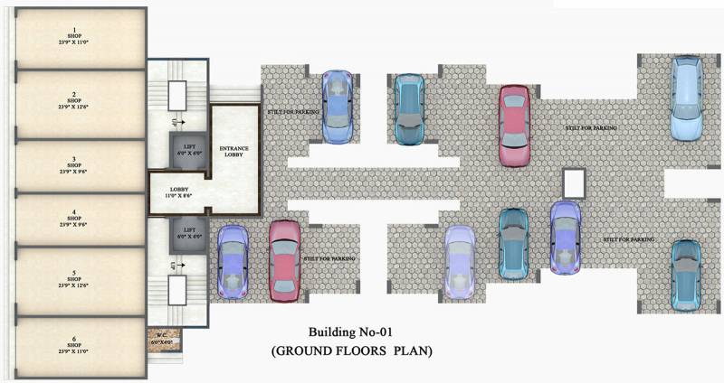 Images for Cluster Plan of Shankheshwar Platinum