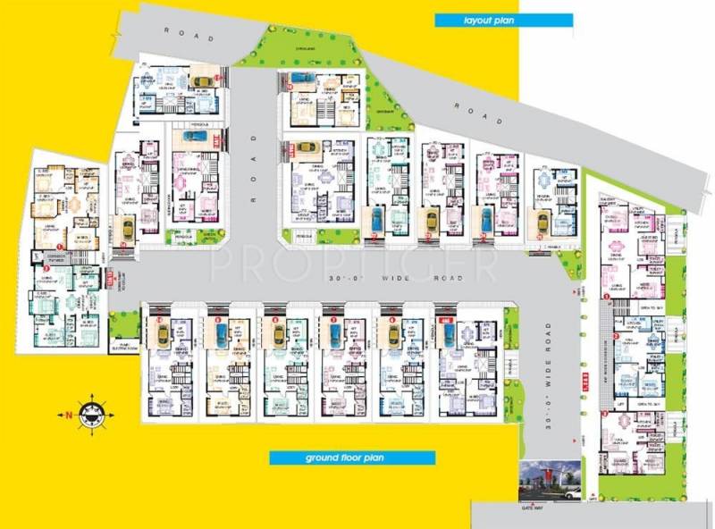 Images for Cluster Plan of Samskruthi Foundations Swargam Villa