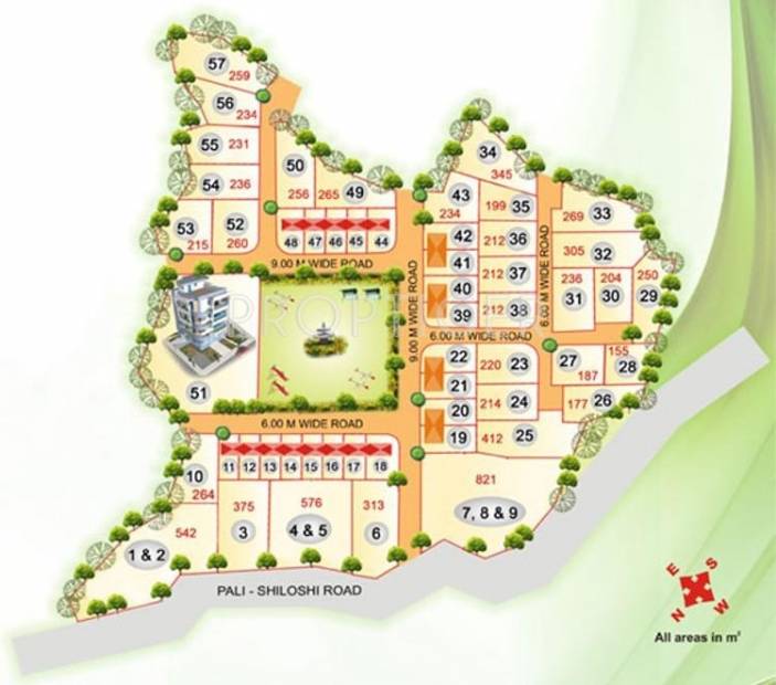 Images for Layout Plan of Mountain Nabhangan Plot