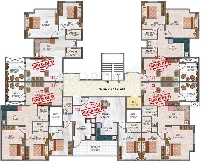 Images for Cluster Plan of Nirman Ashiyana