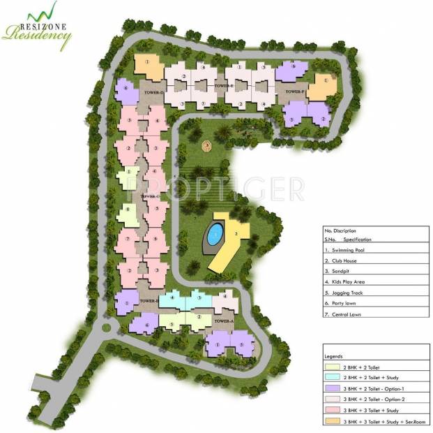 Images for Site Plan of Resizone Resizone Residency