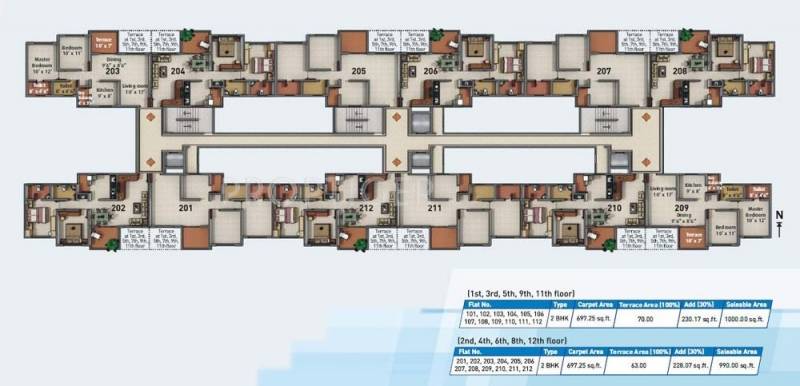  umang-primo Images for Cluster Plan of Kolte Patil Umang Primo