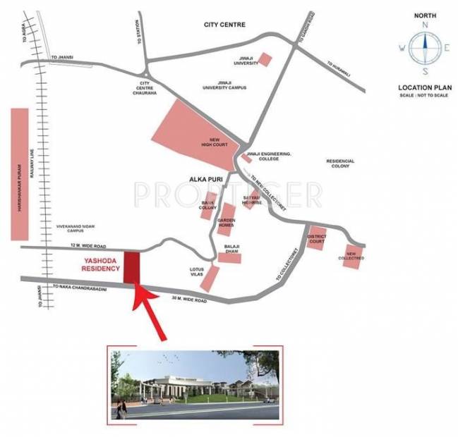 Images for Location Plan of Satyam Yashoda Residency Viila