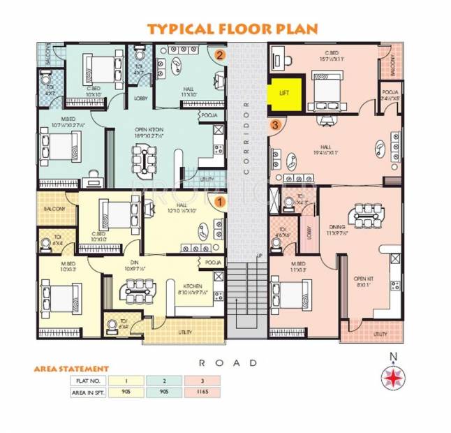Vishista Constructions Govindniraj Residency Cluster Plan