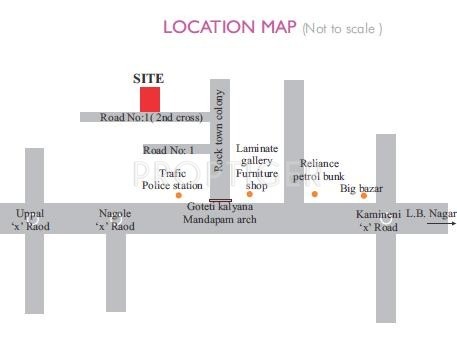 Vishista Constructions Crown Location Plan
