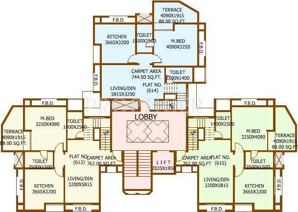  regency Block 1 Cluster Plan