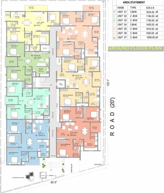  platina Images for Cluster Plan of Purnima Platina