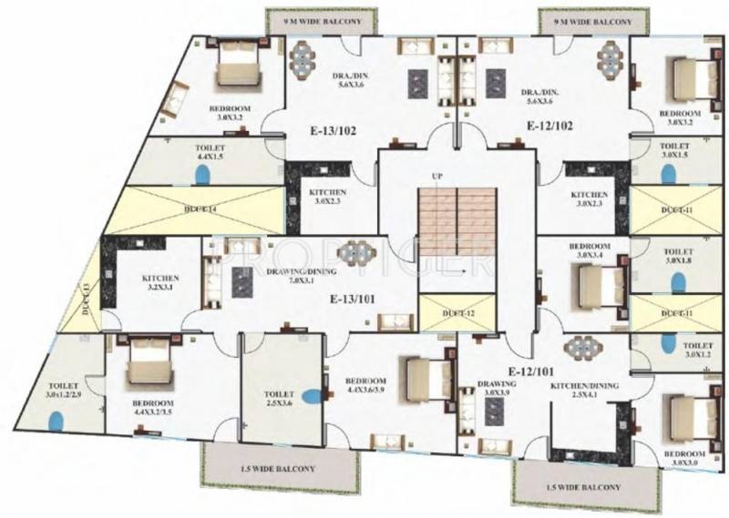 Images for Cluster Plan of Khilla Professor Colony