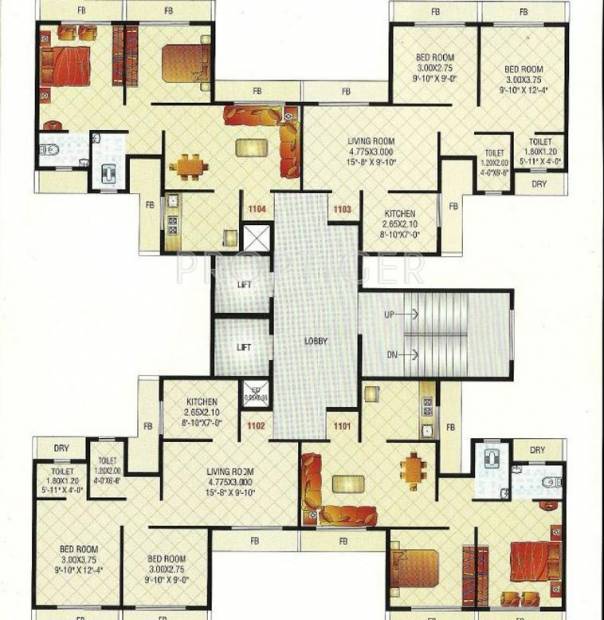 Sai Raj Developers Heights Cluster Plan