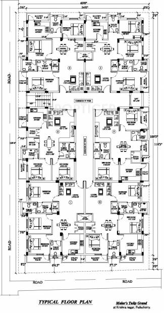 Build Tech Constructions Malars Tulip Grand Cluster Plan