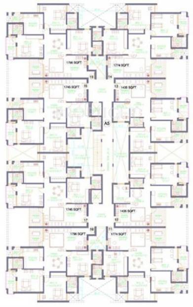 TVH Ekanta Cluster Plan Tower A5-1st-4th floor