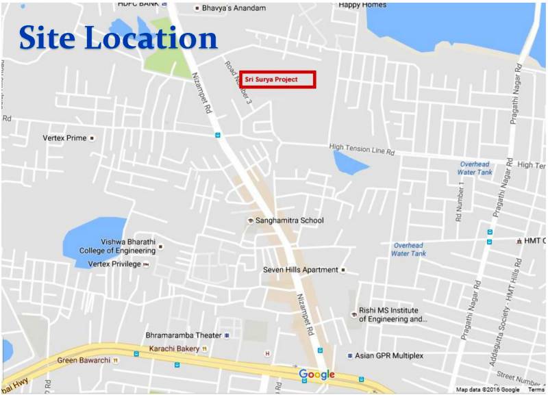  sri-surya Images for Location Plan of Bhavya Sri Surya