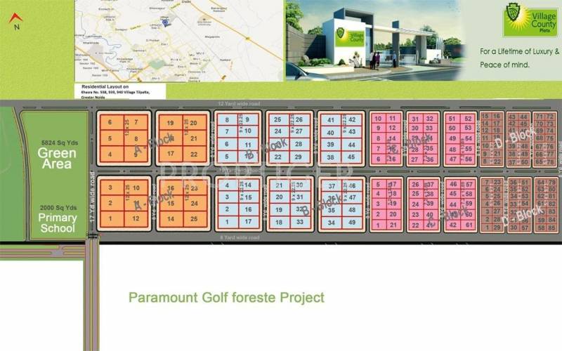 Images for Layout Plan of SSB Village County Plots
