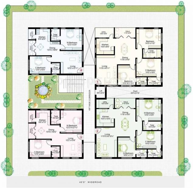 Images for Cluster Plan of Aryamitra Orchids